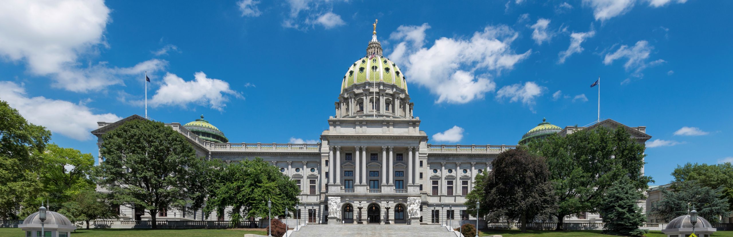 Panoramic view of the Pennsylvania State Capitol