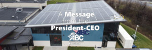 Message from the President-CEO ABC Keystone